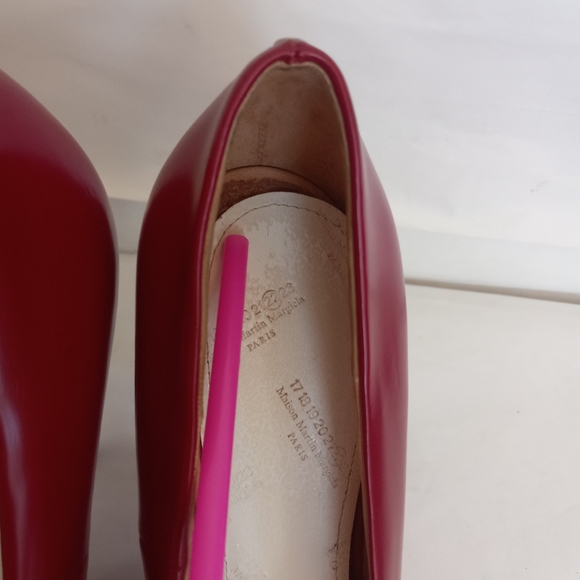 Maison Margiela Heels oversize Red size 38.5 Rare - Picture 11 of 16